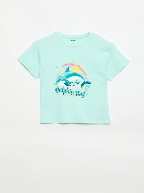 T-shirt met fantasieprint - Kiabi