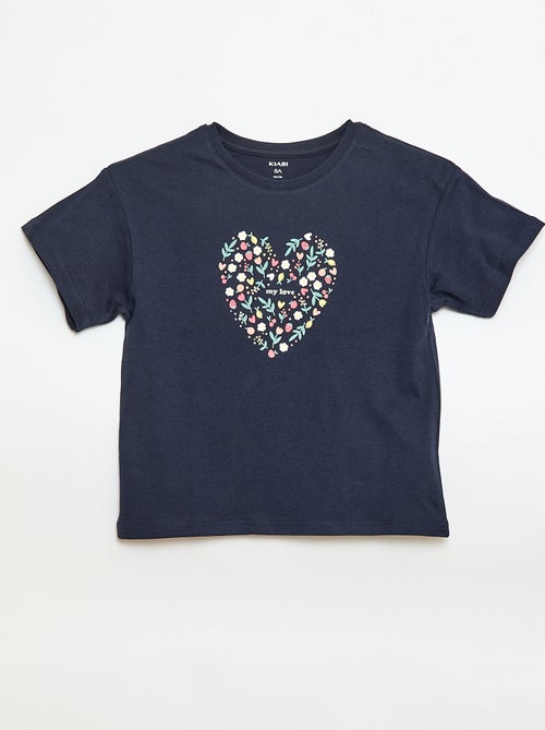 T-shirt met fantasieprint - Kiabi