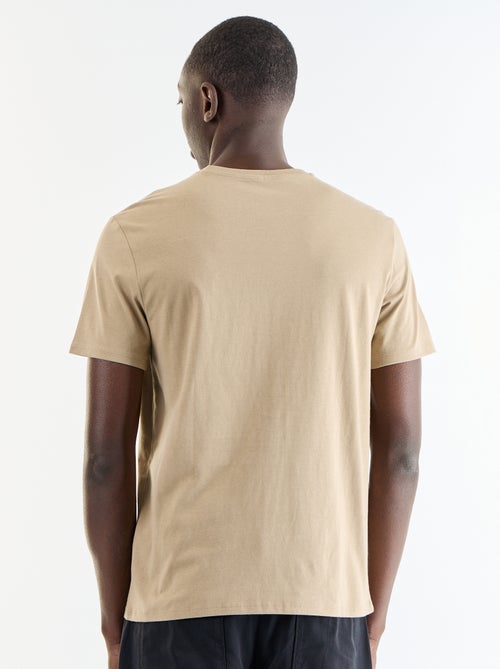 T-shirt met fantasieprint en korte mouwen - Kiabi