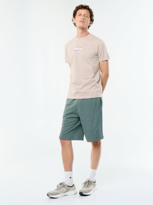 T-shirt met fantasieprint en korte mouwen - Kiabi