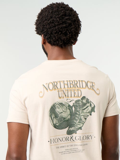 T-shirt met fantasieprint en korte mouwen - Kiabi T-shirt met fantasieprint en korte mouwen - Kiabi