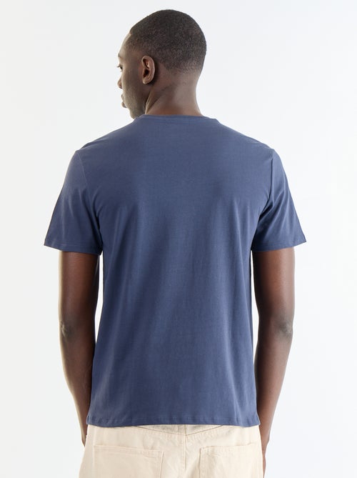 T-shirt met fantasieprint en korte mouwen - Kiabi