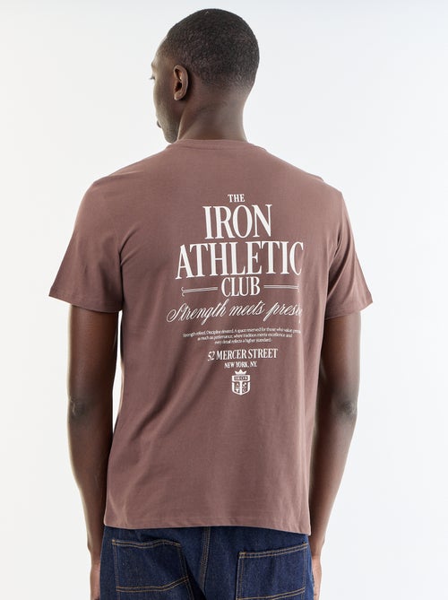 T-shirt met fantasieprint en korte mouwen - Kiabi T-shirt met fantasieprint en korte mouwen - Kiabi