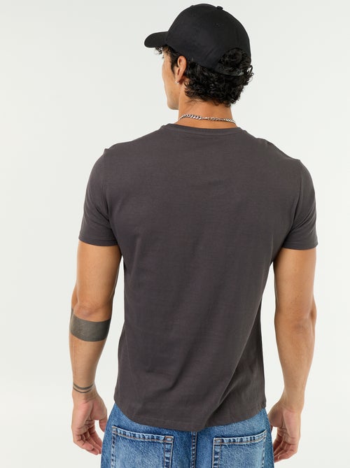 T-shirt met fantasieprint en korte mouwen - Kiabi