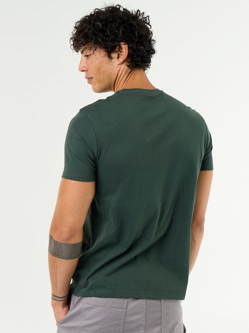 T-shirt met fantasieprint en korte mouwen - Kiabi T-shirt met fantasieprint en korte mouwen - Kiabi