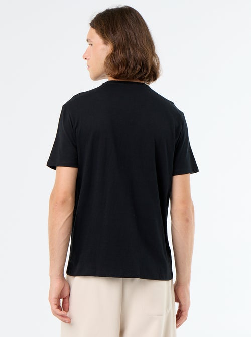 T-shirt met fantasieprint en korte mouwen - Kiabi