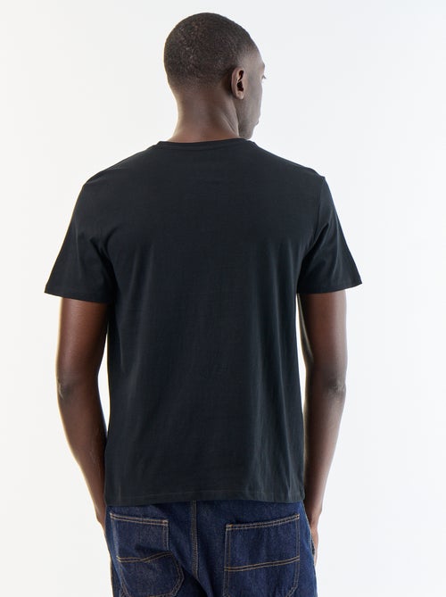 T-shirt met fantasieprint en korte mouwen - Kiabi