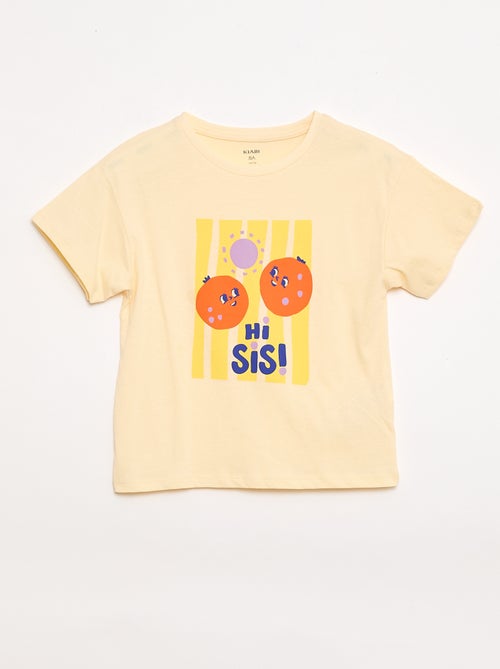 T-shirt met fantasieprint - Kiabi