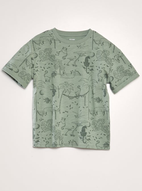 T-shirt met fantasieprint - Kiabi