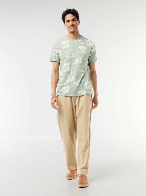 T-shirt met fantasieprint - Kiabi