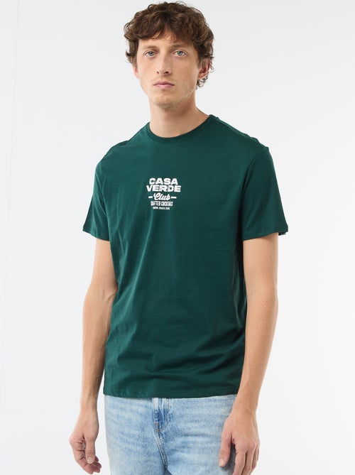 T-shirt met fantasieprint - Kiabi