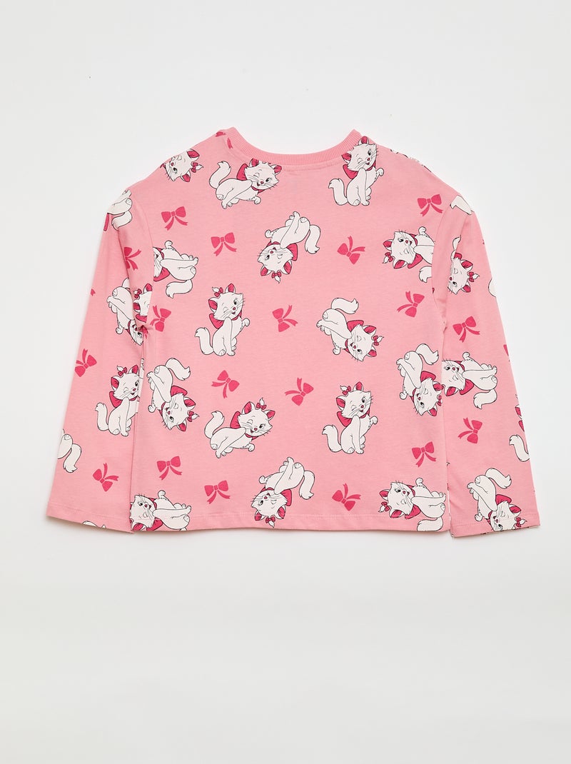 T-shirt met fantasieprint 'Marie' 'Disney' Rose - Kiabi