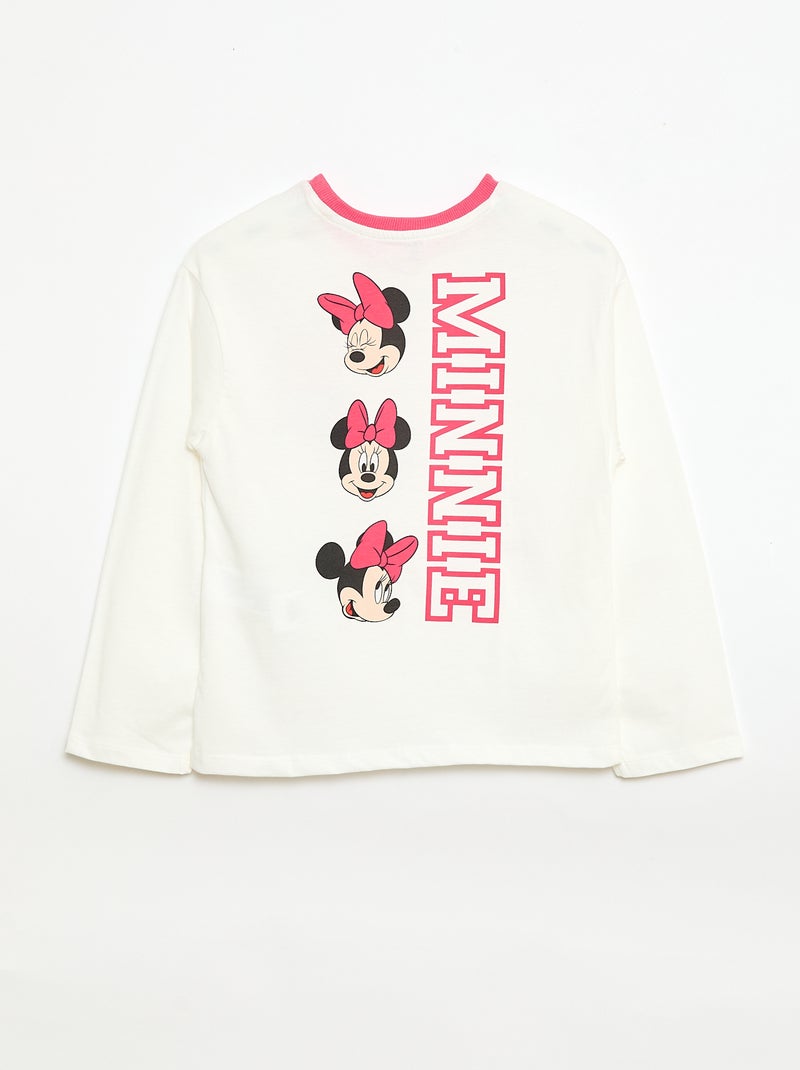 T-shirt met fantasieprint 'Minnie' 'Disney' Wit - Kiabi