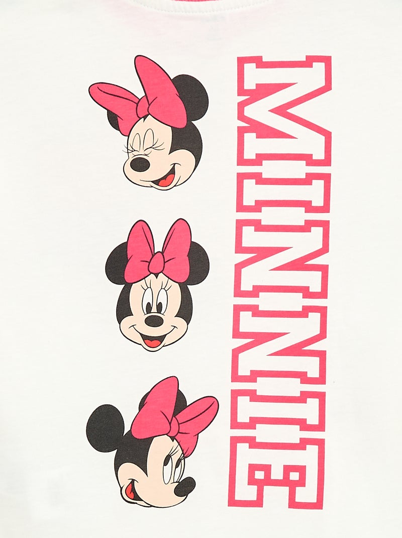 T-shirt met fantasieprint 'Minnie' 'Disney' Wit - Kiabi