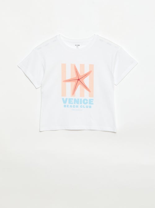 T-shirt met fantasieprint - Kiabi