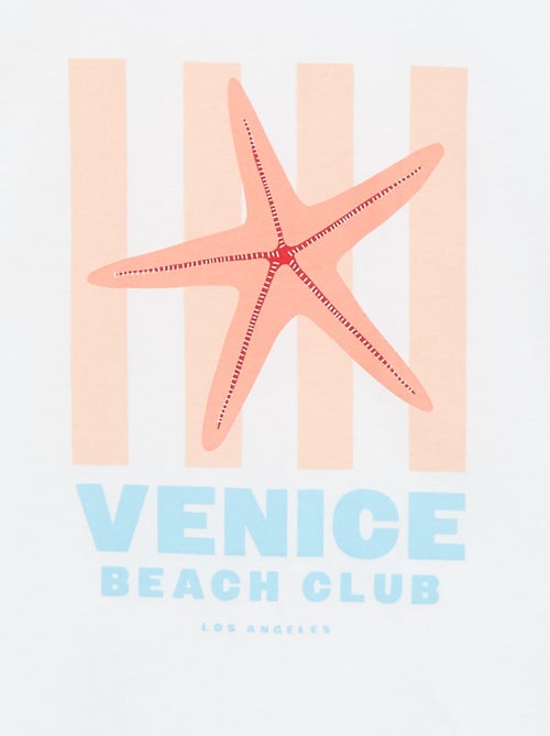 T-shirt met fantasieprint - Kiabi