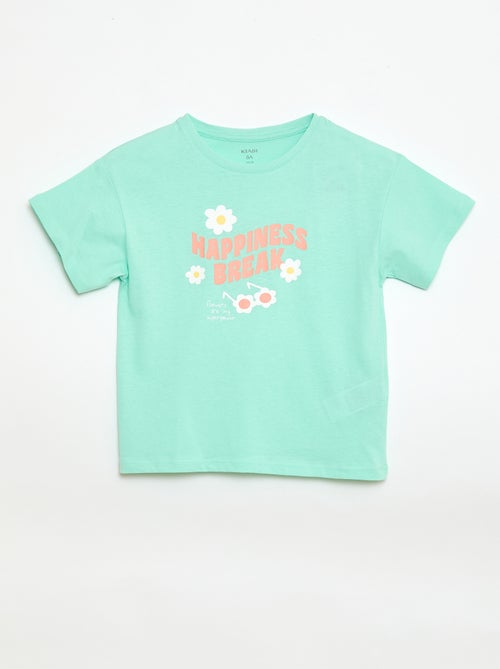 T-shirt met fantasieprint - Kiabi