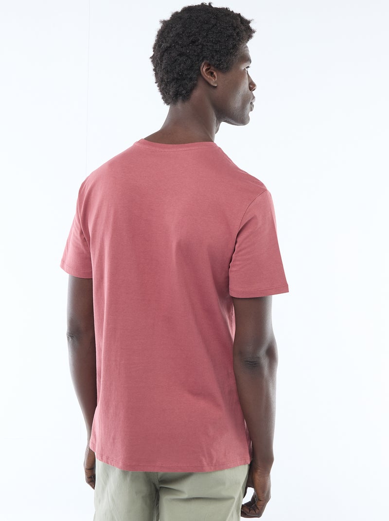 T-shirt met fantasieprint Rood - Kiabi