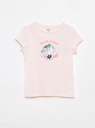 T-shirt met fantasieprint