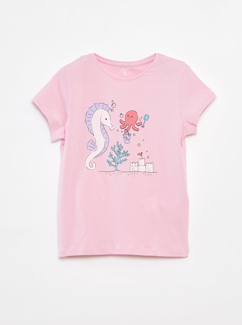 T-shirt met fantasieprint - Kiabi