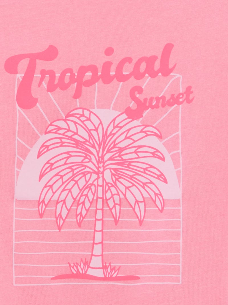 T-shirt met fantasieprint ROSE - Kiabi