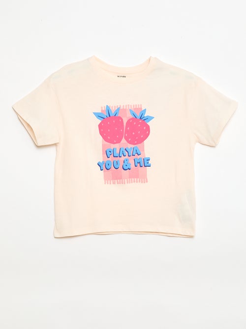 T-shirt met fantasieprint - Kiabi