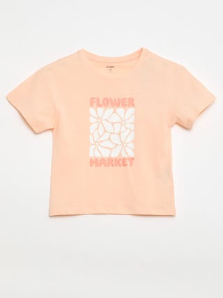 T-shirt met fantasieprint