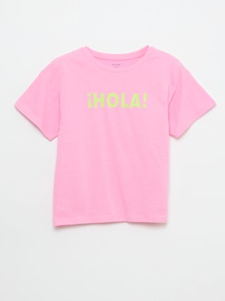 T-shirt met fantasieprint