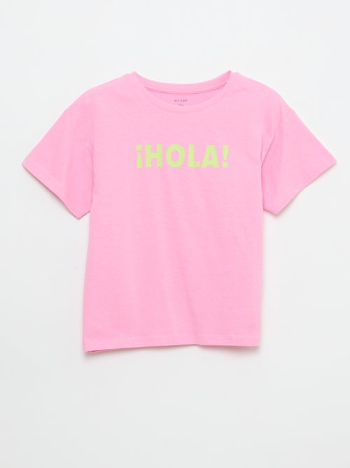 T-shirt met fantasieprint - Kiabi