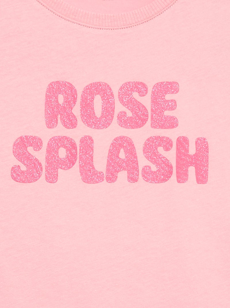 T-shirt met fantasieprint Rose - Kiabi