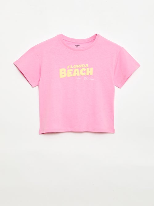 T-shirt met fantasieprint - Kiabi