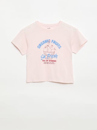 T-shirt met fantasieprint