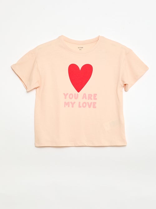 T-shirt met fantasieprint - Kiabi