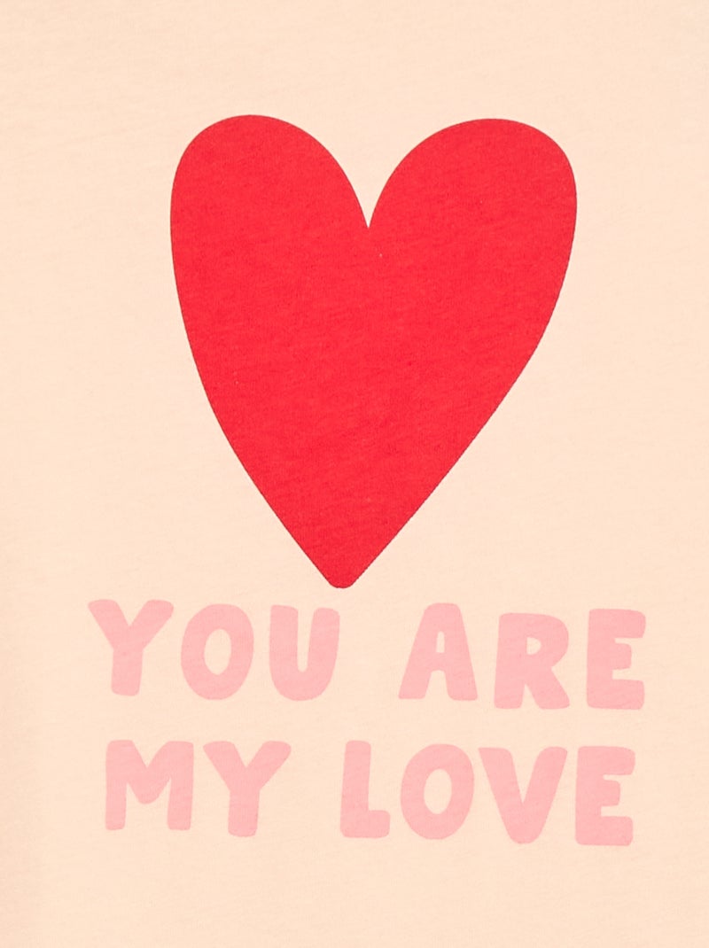 T-shirt met fantasieprint Rose - Kiabi