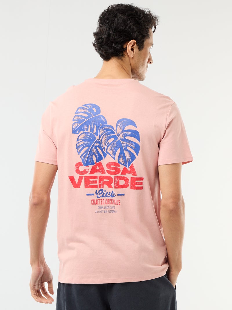 T-shirt met fantasieprint Rose - Kiabi
