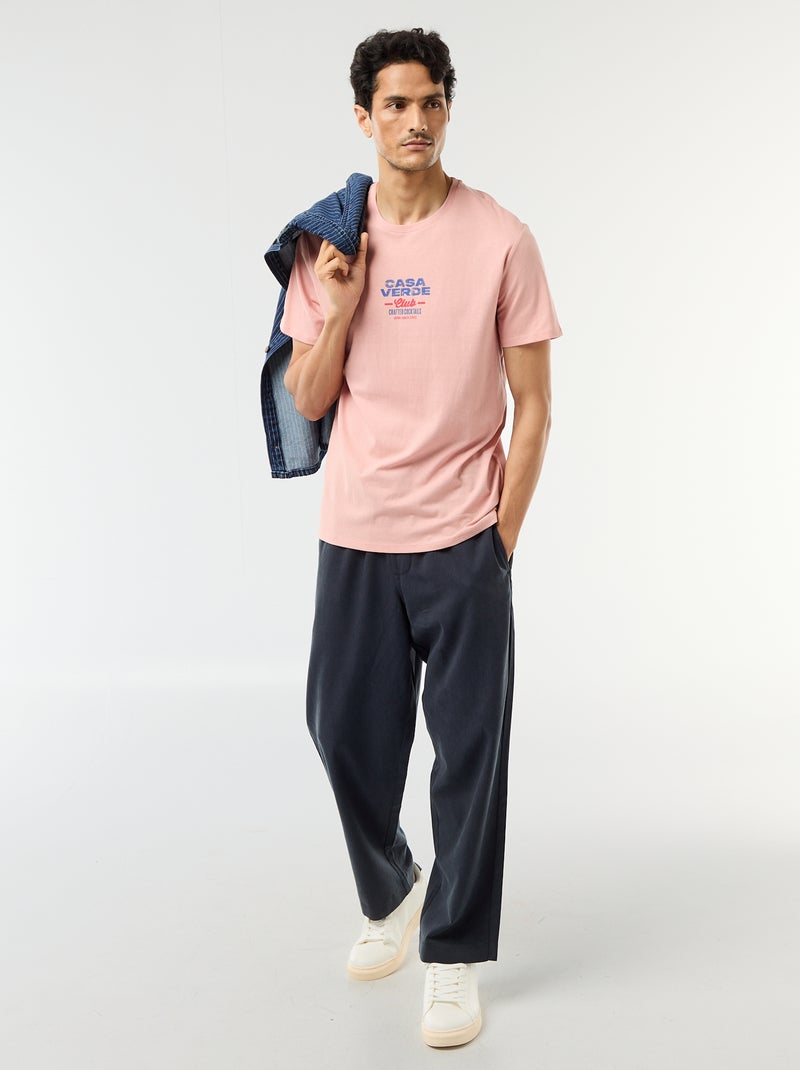 T-shirt met fantasieprint Rose - Kiabi