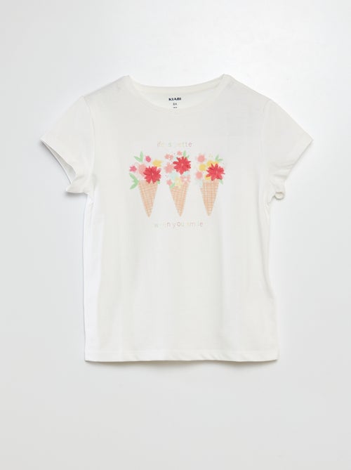 T-shirt met fantasieprint - Kiabi