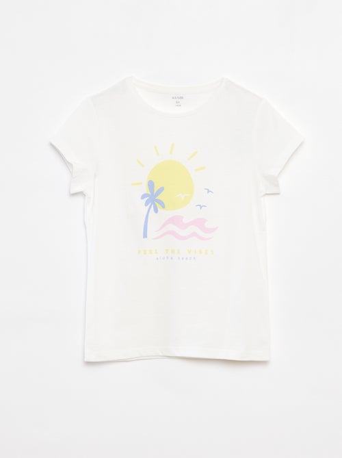 T-shirt met fantasieprint - Kiabi