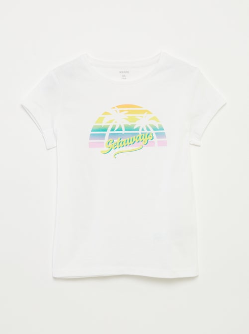 T-shirt met fantasieprint - Kiabi