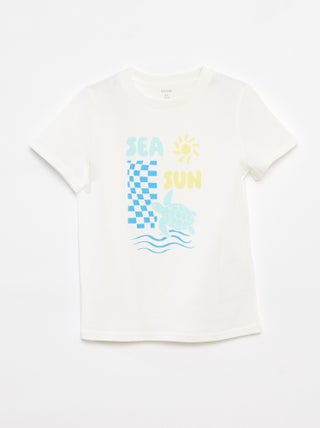 T-shirt met fantasieprint