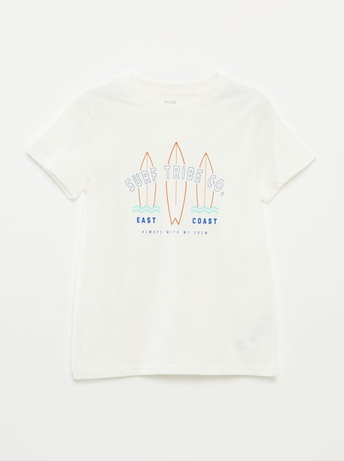 T-shirt met fantasieprint - Kiabi