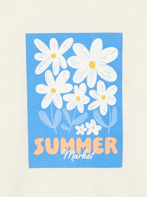 T-shirt met fantasieprint - Kiabi