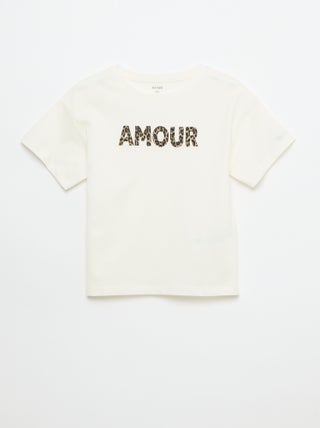 T-shirt met fantasieprint