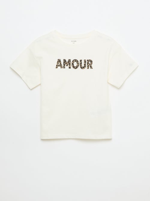 T-shirt met fantasieprint - Kiabi