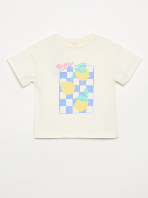 T-shirt met fantasieprint - Kiabi T-shirt met fantasieprint - Kiabi