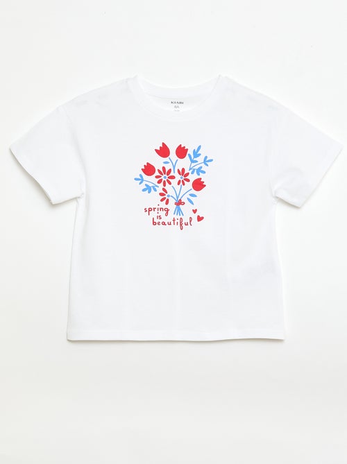 T-shirt met fantasieprint - Kiabi