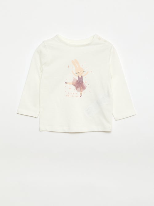 T-shirt met fantasieprint - Kiabi