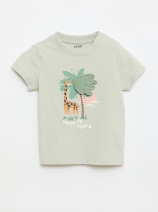 T-shirt met geanimeerde print