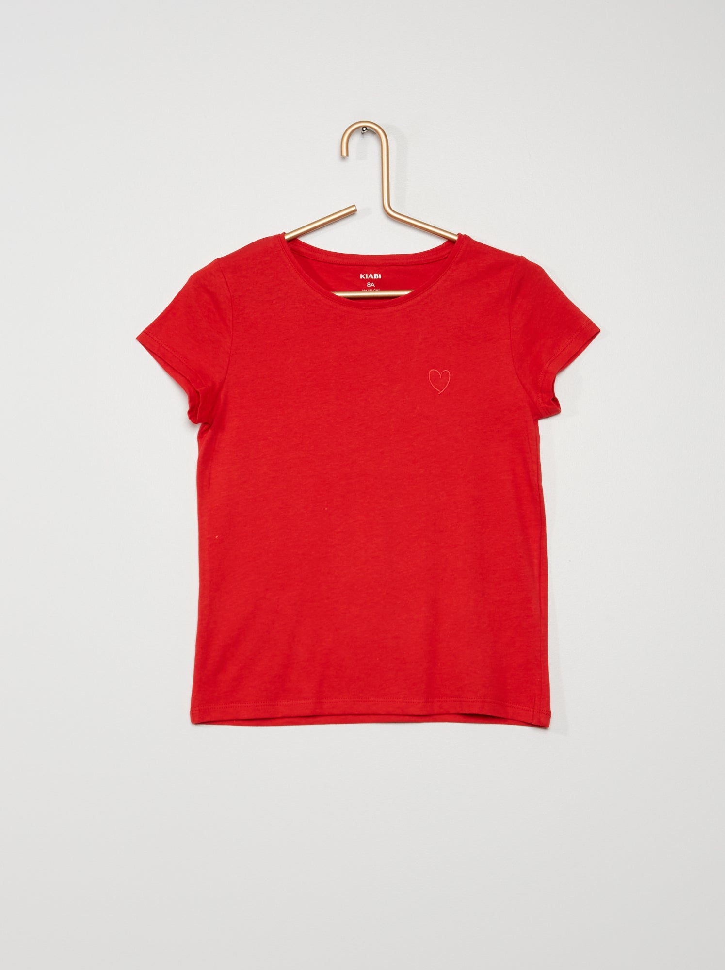 T shirt met rood hartje sale