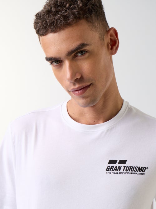 T-shirt met 'Gran Turismo'-print aan de voor- en achterkant - Kiabi T-shirt met 'Gran Turismo'-print aan de voor- en achterkant - Kiabi